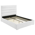 Felicity 53-inch Upholstered Full Platform Bed White