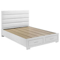 Felicity Storage Bed White High Gloss — White California King