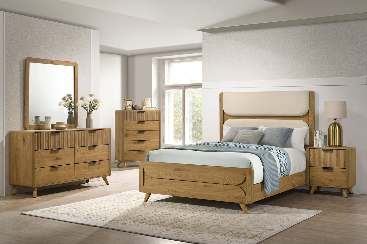Bennett 5-piece Full Bedroom Set Light Oak