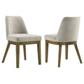 Castlewood Upholstered Side Chair Light Tan (Set of 2)
