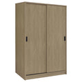 Noble 2-door Bedroom Wardrobe Storage Cabinet Armoire Latte