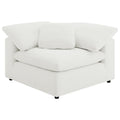 Raleigh Boucle Upholstered Corner Chair Ivory