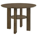 Ottowa 47-inch Round Counter Height Dining Table Brown
