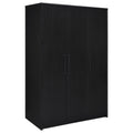 Cerda 3-door Bedroom Wardrobe Storage Cabinet Armoire Black