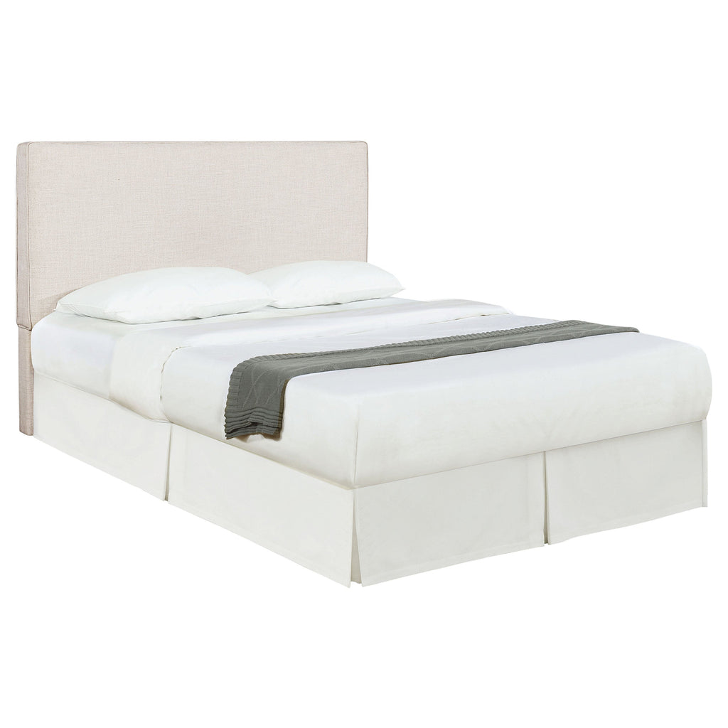 Kosmo Upholstered Panel Headboard Sand — Ivory King