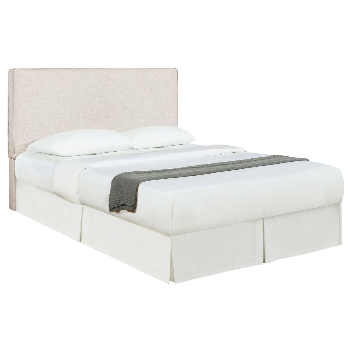 Kosmo Upholstered Panel Headboard Sand — Ivory King