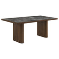 Parry 80-inch Smart Top Paladina Dining Table Dark Walnut