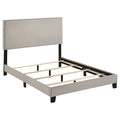 Boyd Upholstered Panel Bed Ivory — Ivory Full