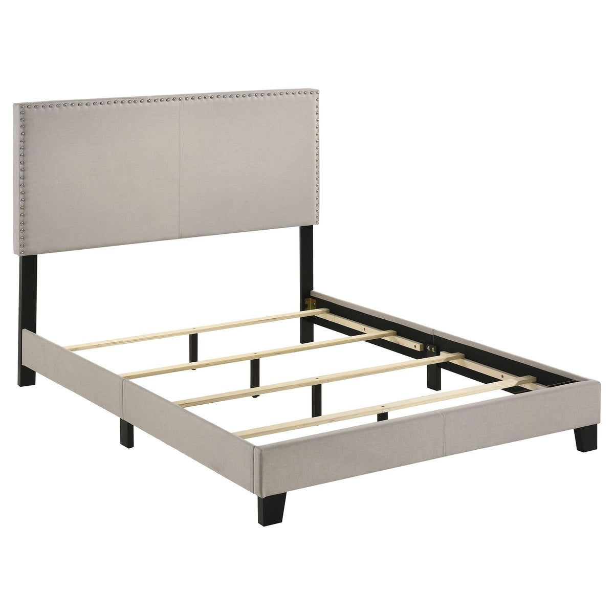 Boyd Upholstered Panel Bed Ivory — Ivory Full