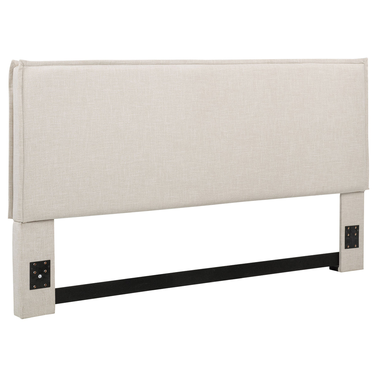 Izzy Upholstered Panel Headboard Sand — Grey King