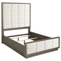 Durango 80-inch Queen Panel Bed Taupe Oak