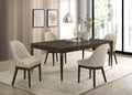 Reseda 5-piece Rectangular Dining Set Ash Brown