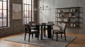 Strouse 5-piece Dining Set Grey and Black