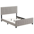 Fairfield Upholstered Panel Bed Beige — Beige Queen