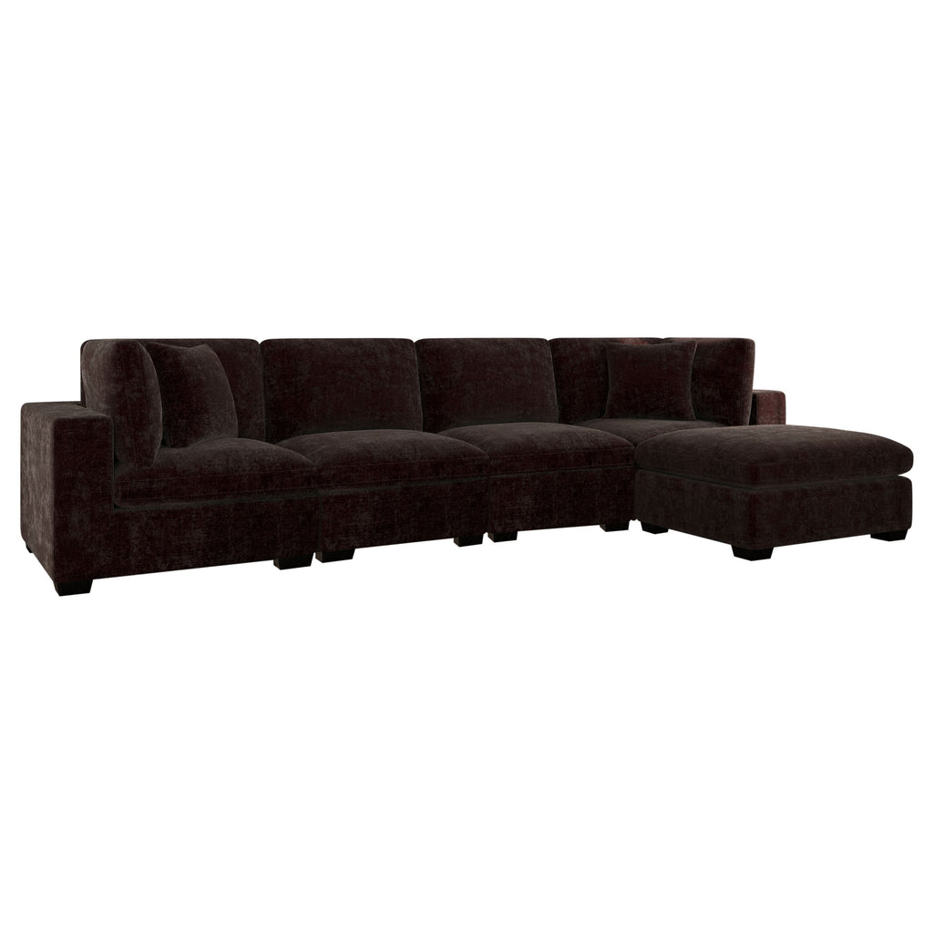 Cloud Lux 4-Piece Upholstered Modular Sectional Sofa