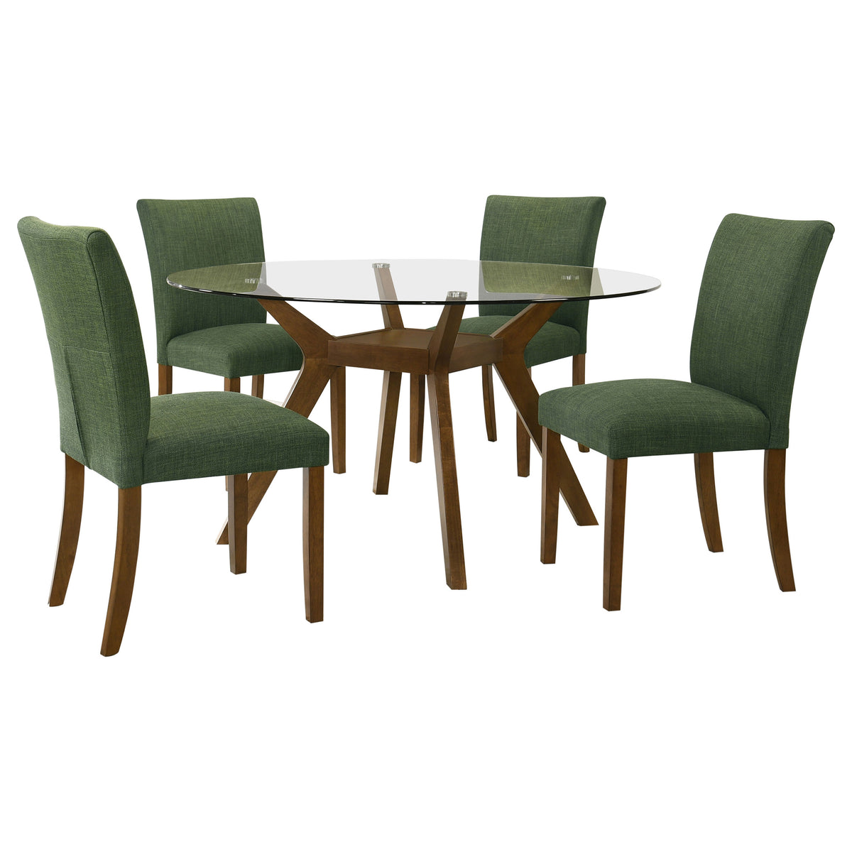 Paxton Square Wood Dining Table Base Brown
