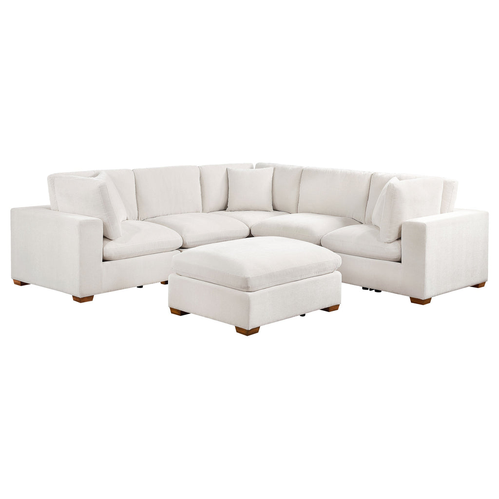 Cloud Lux 4-Piece Upholstered Modular Sectional Sofa