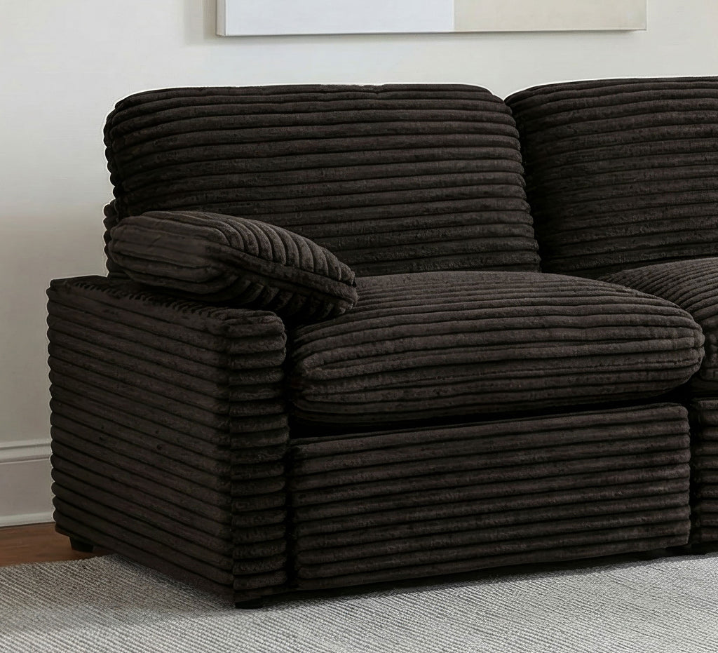 Collins Modular LAF Power Recliner Chocolate Brown