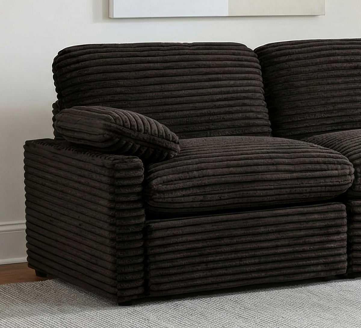Collins Modular LAF Power Recliner Chocolate Brown