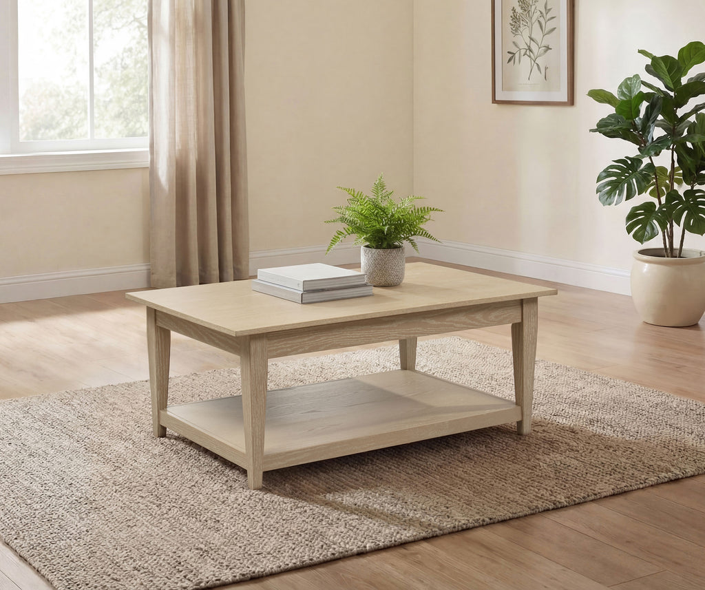 Lindenton Lift-Top Occasional Cocktail Coffee Table Blonde