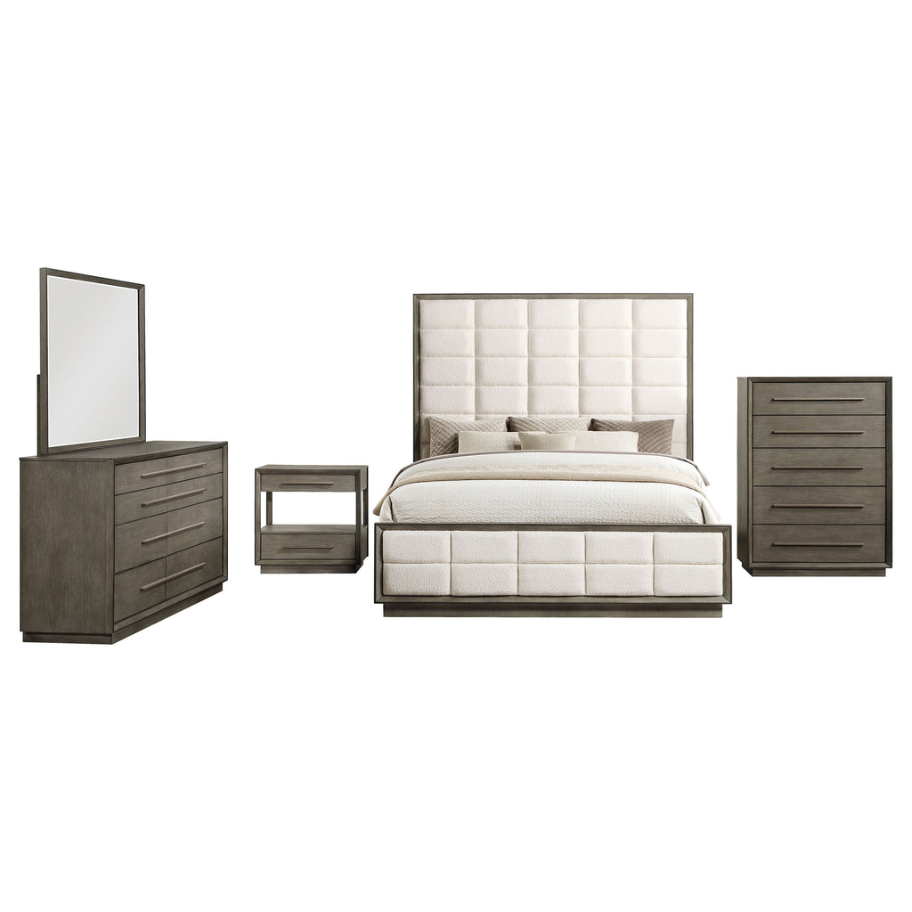 Durango 5-piece Queen Bedroom Set Taupe Oak