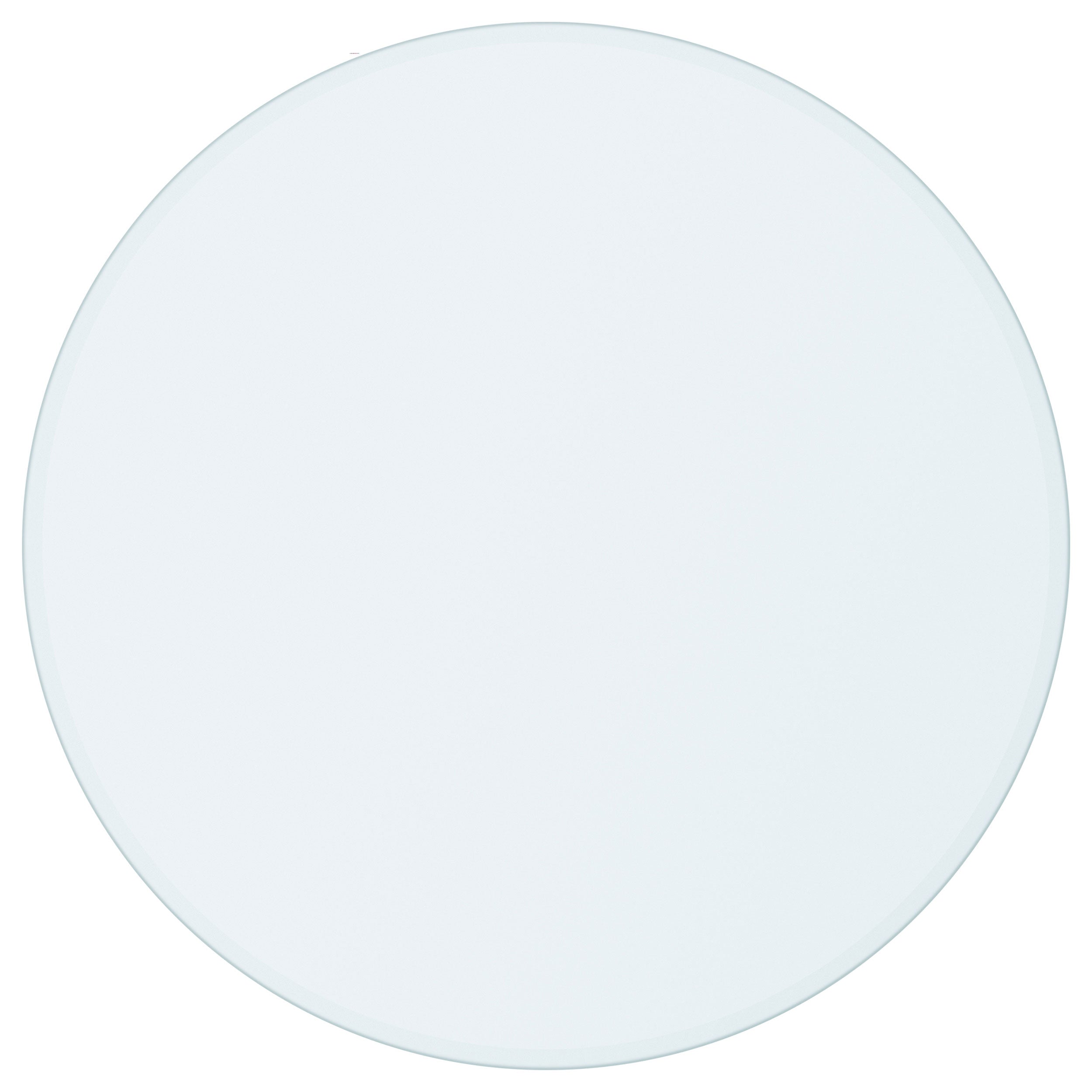 Glass Tops 48-inch 6mm Round Clear Tempered Glass Top