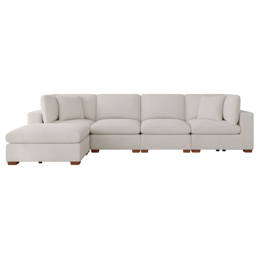 Cloud Lux 4-Piece Upholstered Modular Sectional Sofa