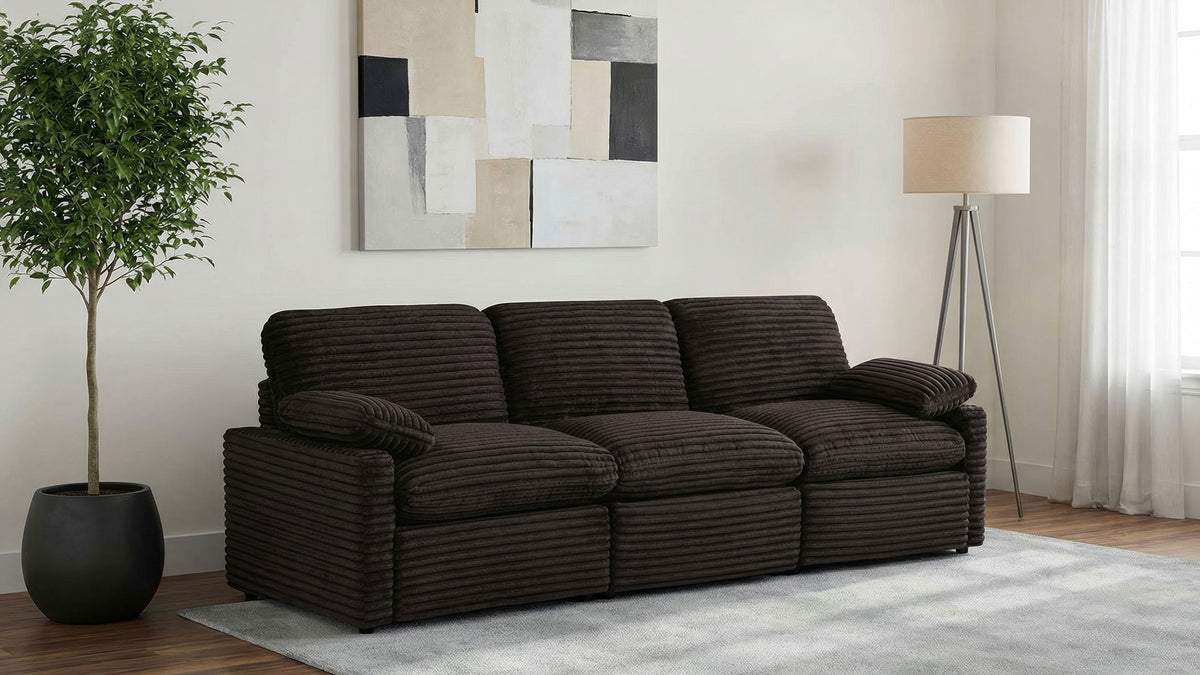 Collins Modular Power Sofa Chocolate Brown