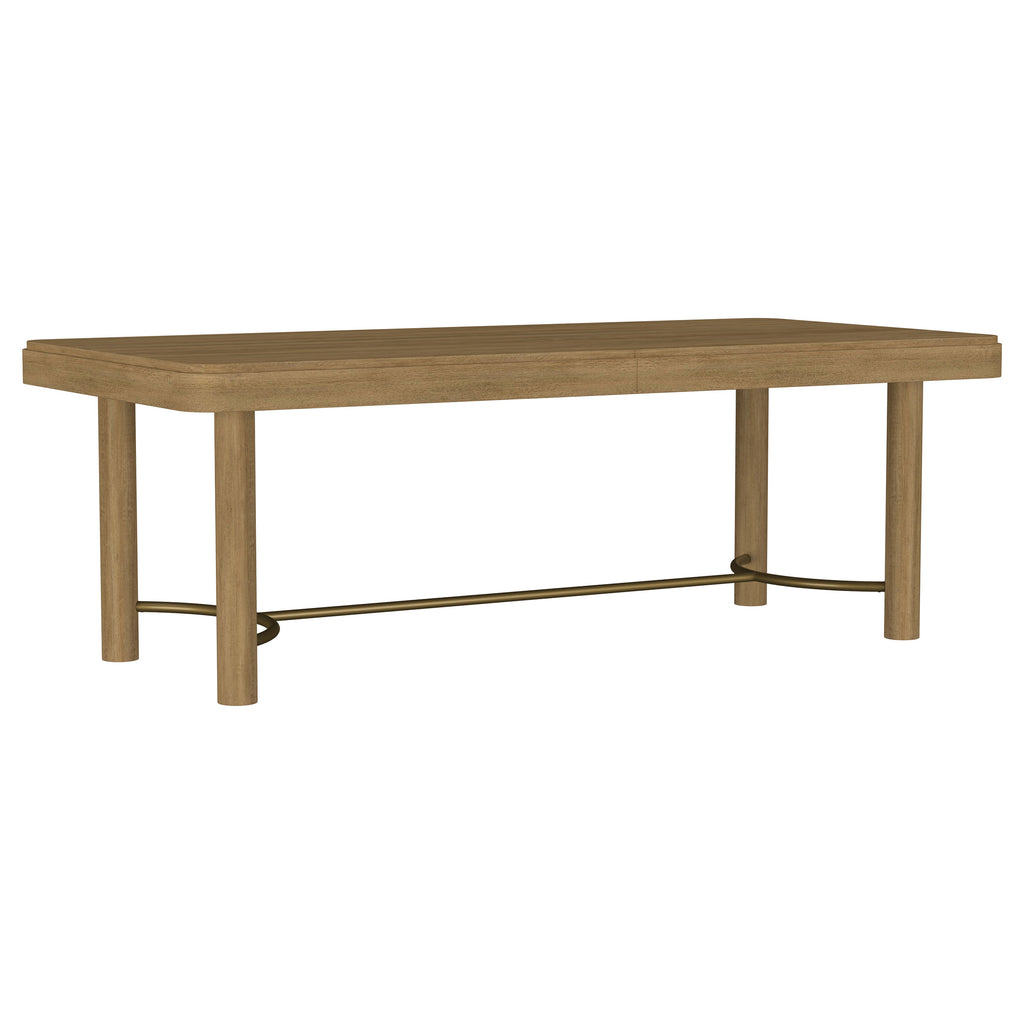 Arini 5-piece Extension Leaf Dining Table Set Sand Wash and Black