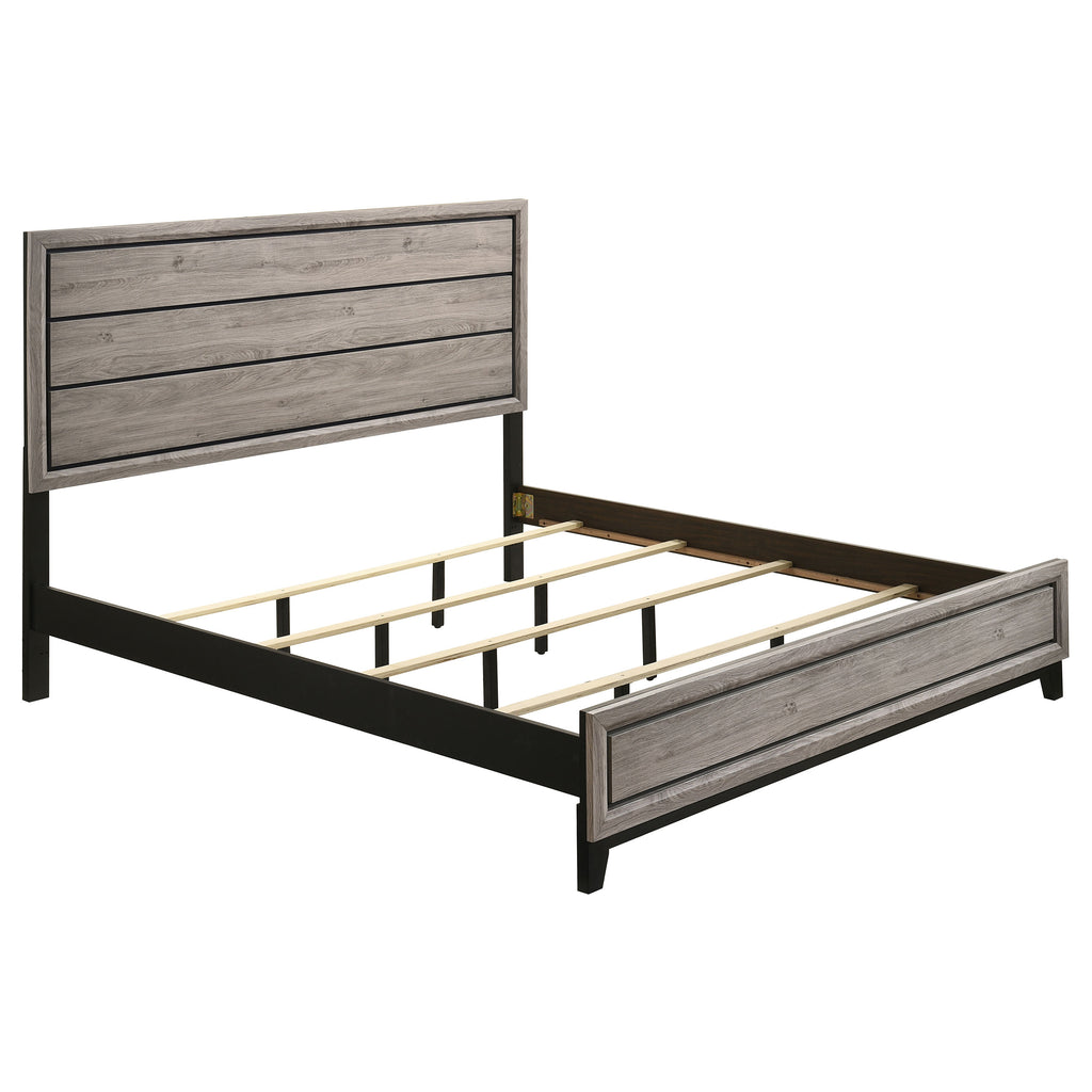 Valen Four-piece Eastern King Bedroom Set Light Taupe