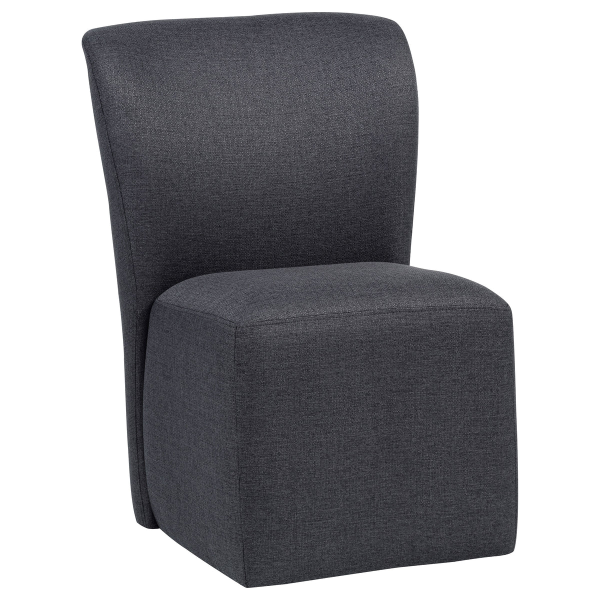 Jaelynn Upholstered Parsons Dining Side Chair Charcoal (Set of 2)