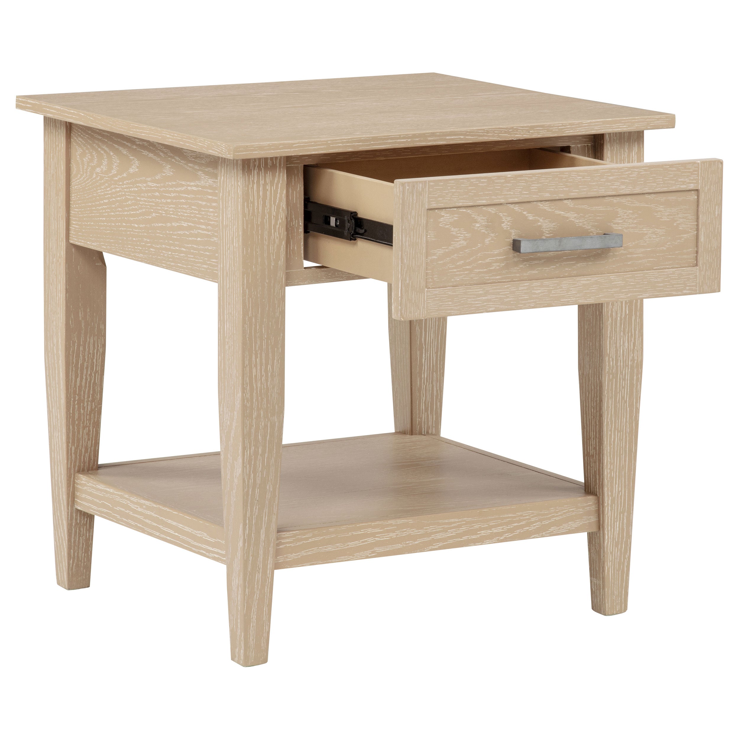 Lindenton 1-drawer Wood Occasional Side End Table Blonde