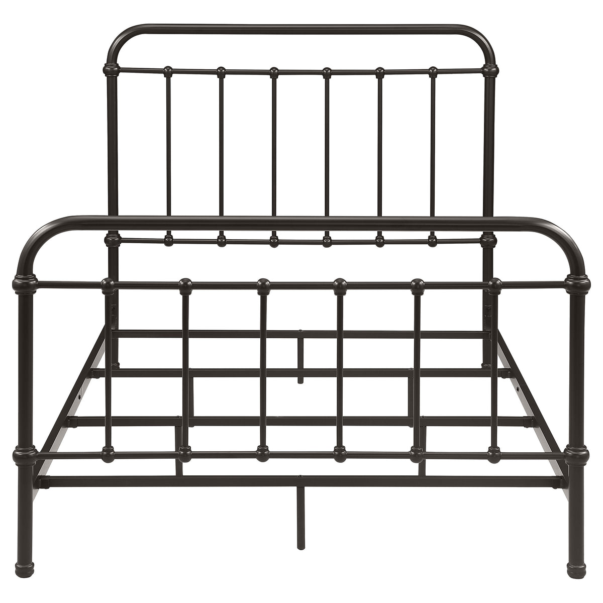 Livingston Metal Full Open Frame Bed Dark Bronze