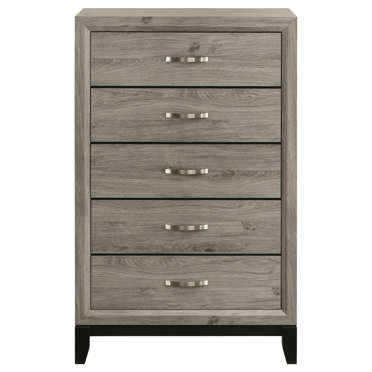 Valen 5-drawer Bedroom Chest of Drawers Light Taupe