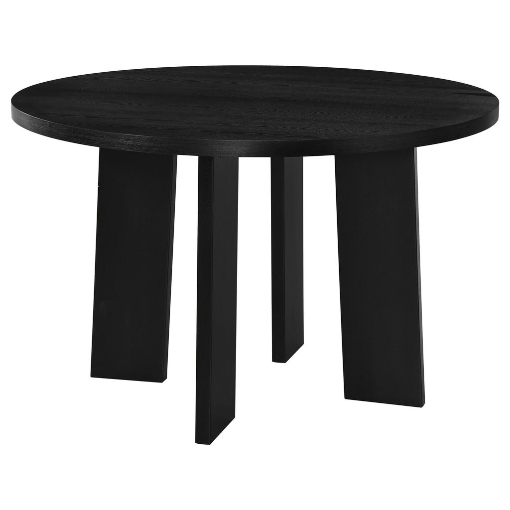 Strouse 5-piece Dining Set Cream and Black
