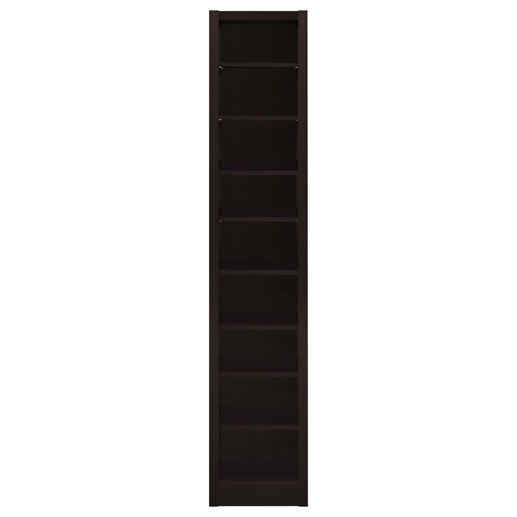 Eliam 71-inch 8-shelf Bookcase Cappuccino