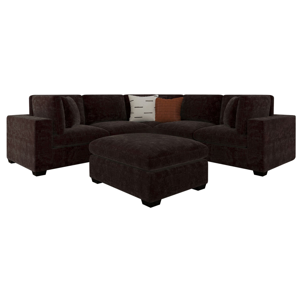 Cloud Lux 4-Piece Upholstered Modular Sectional Sofa