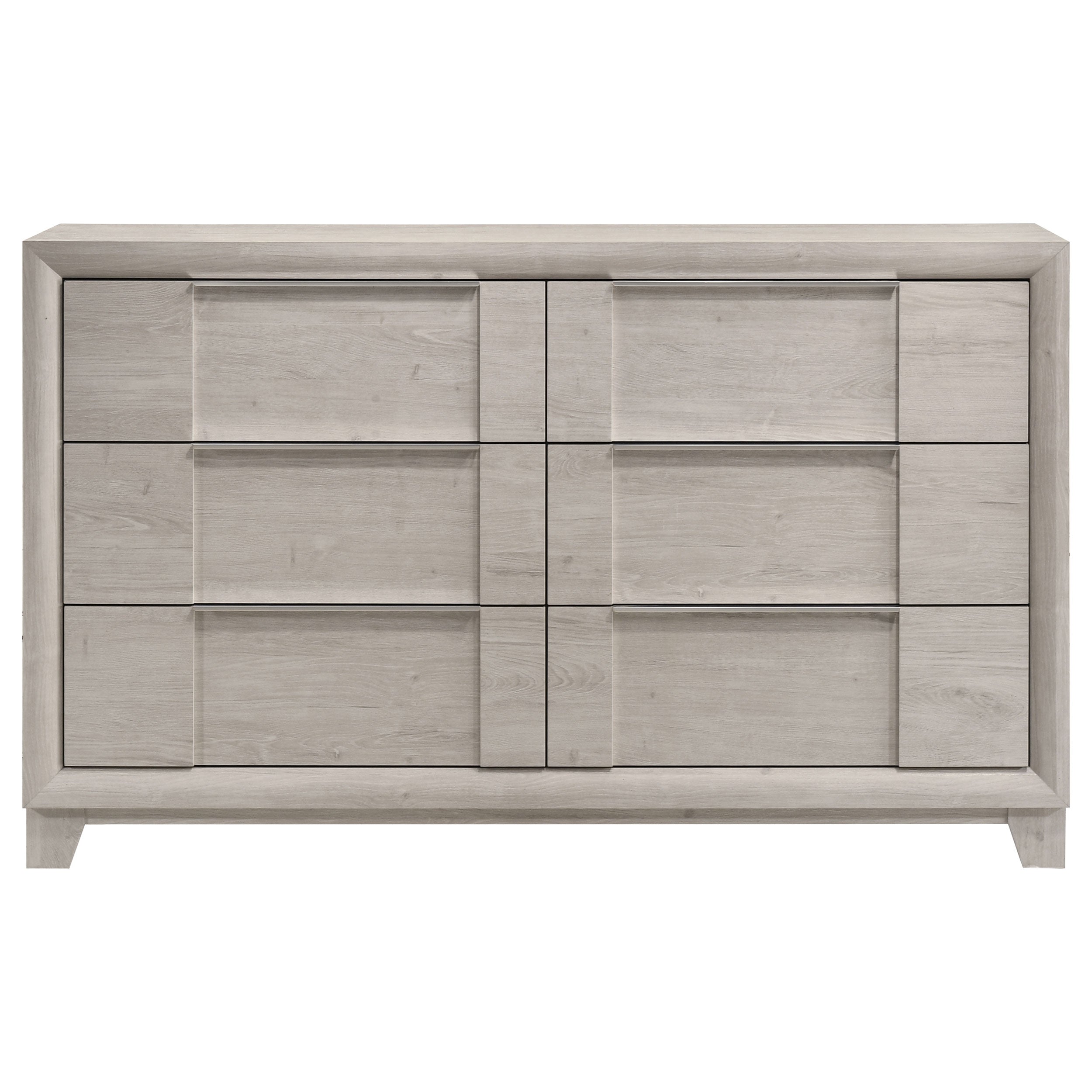 Farre 6-drawer Dresser Washed Grey