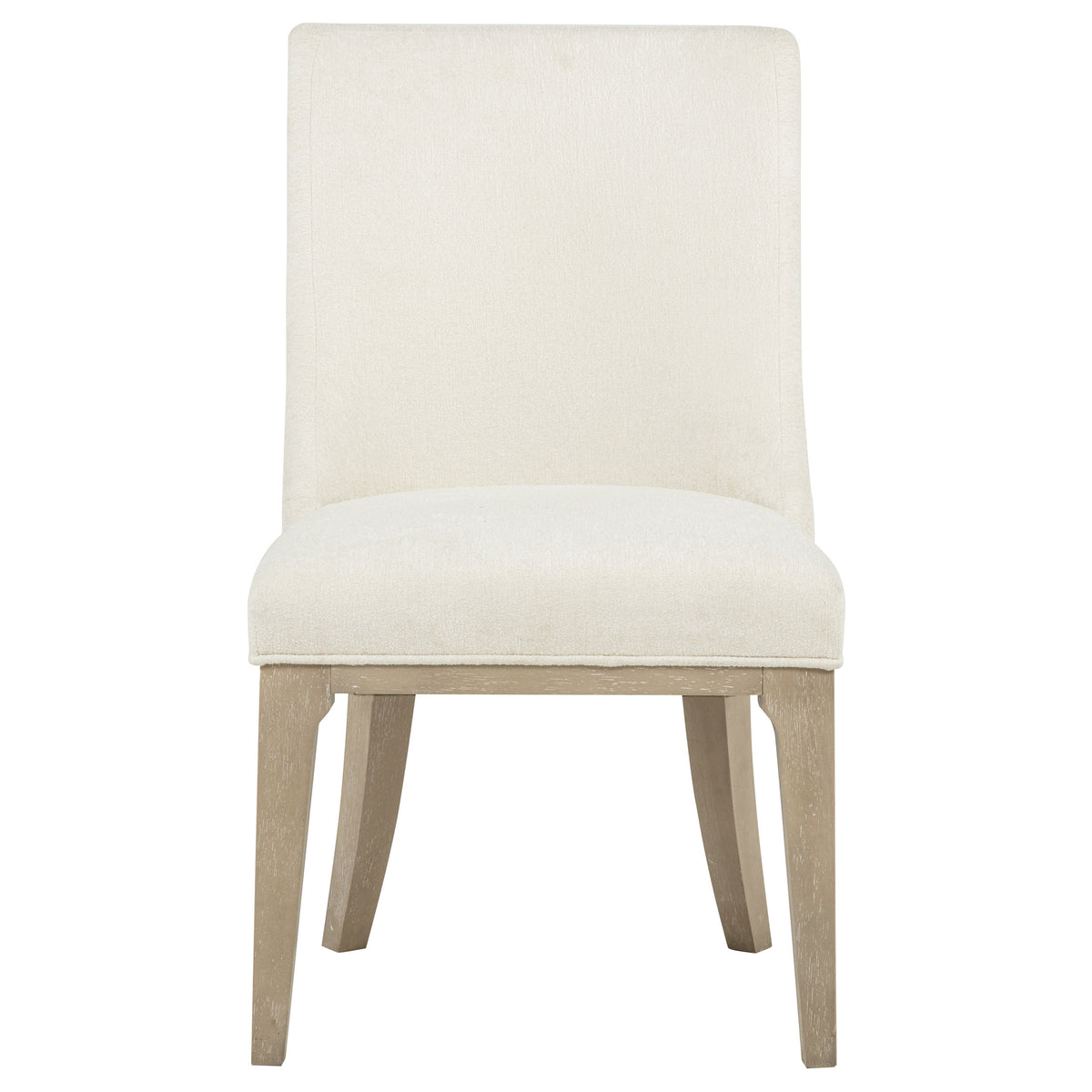 Lucaire Arched Upholstered Dining Side Chair Cream (Set of 2)