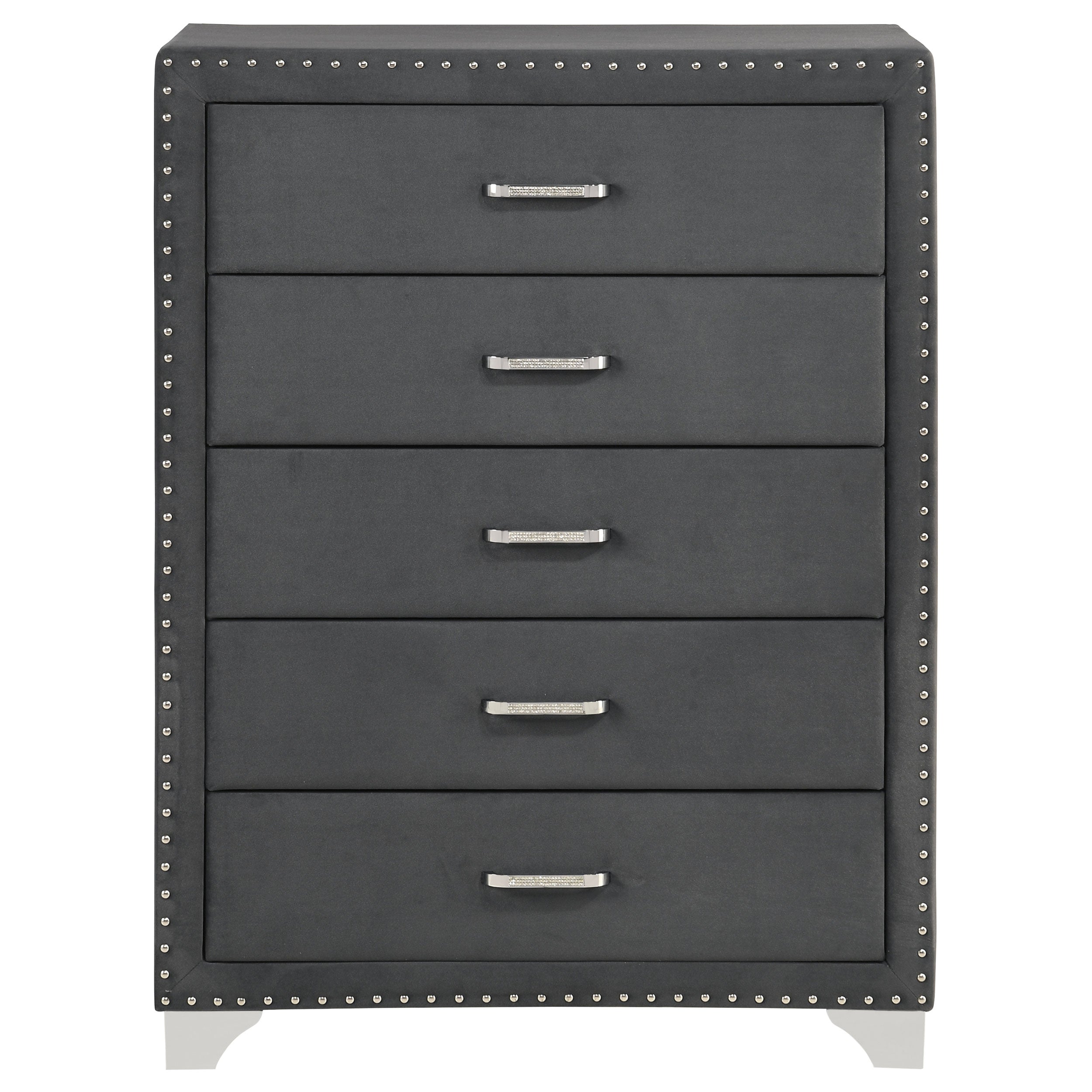Melody 5-drawer Bedroom Chest Grey