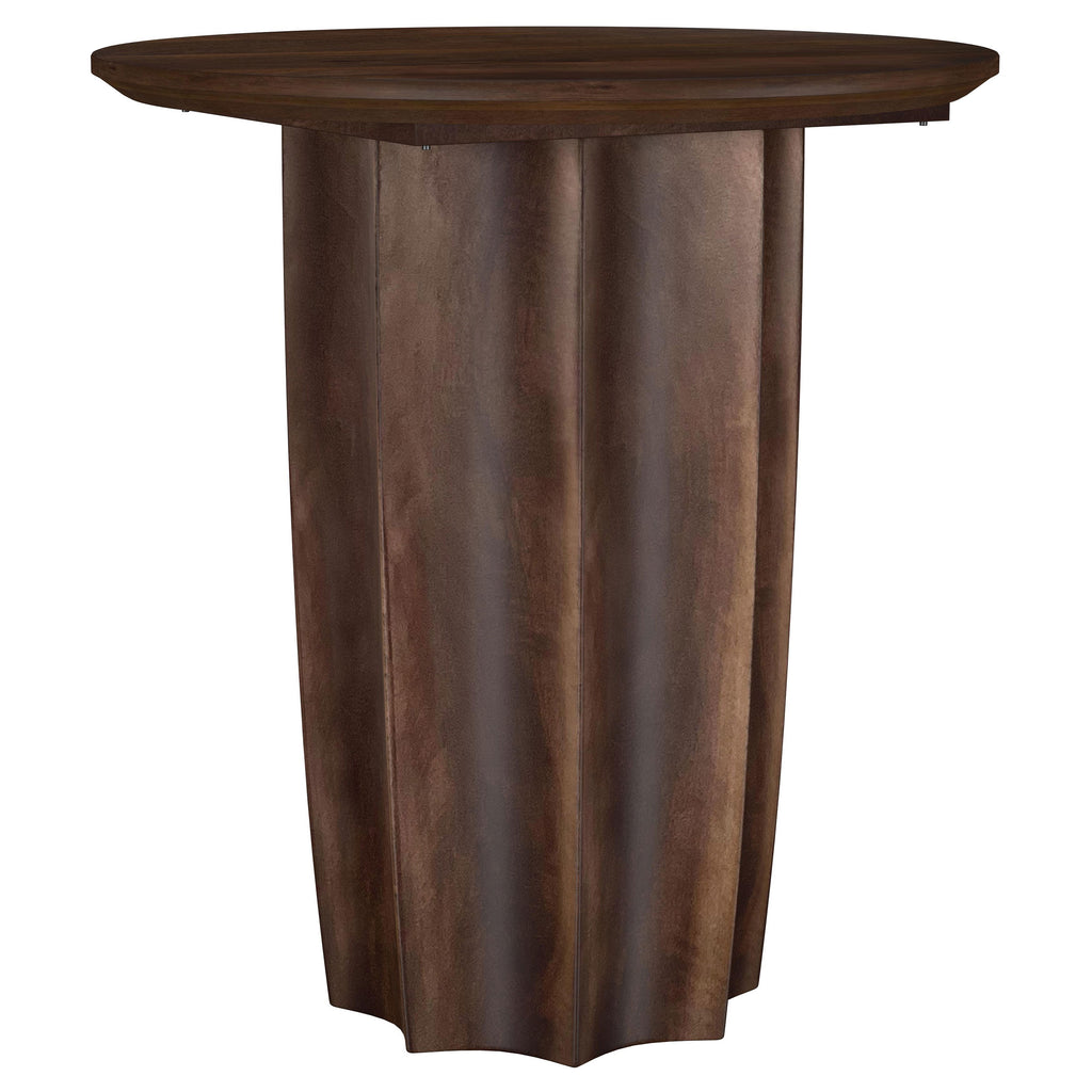 Cayenne 2-piece Solid Mango Wood Coffee Table Set Walnut