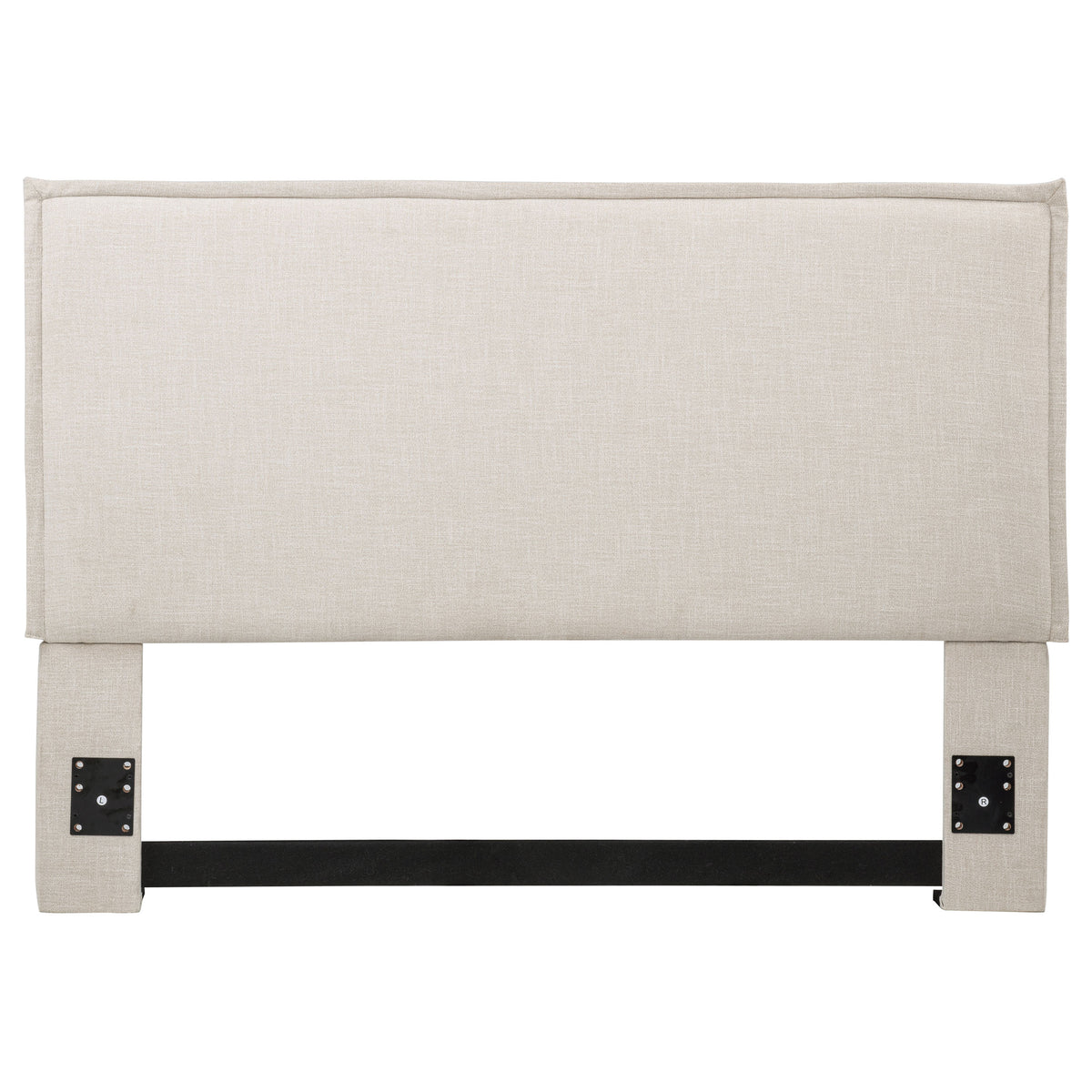 Izzy Upholstered Queen or Full Panel Headboard Sand