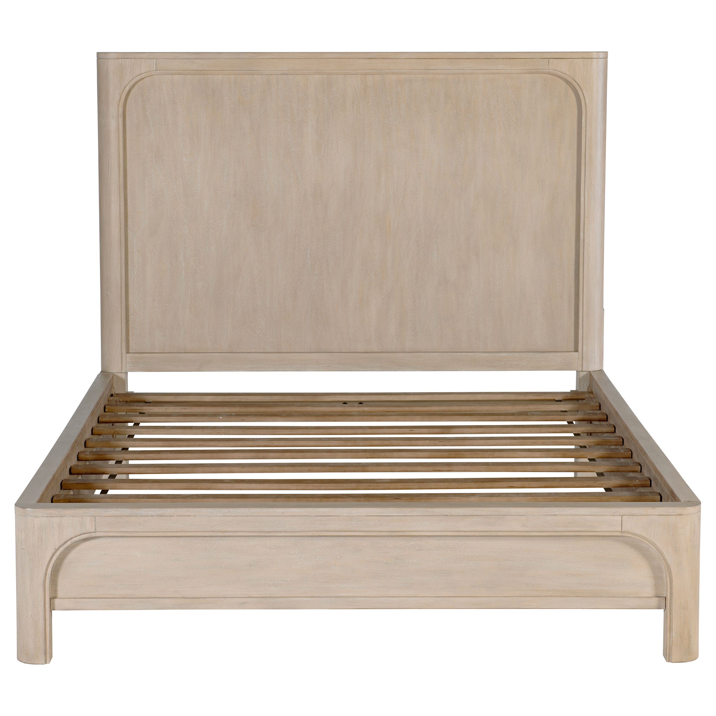 Solano 81-inch California King Panel Bed Weathered Mango