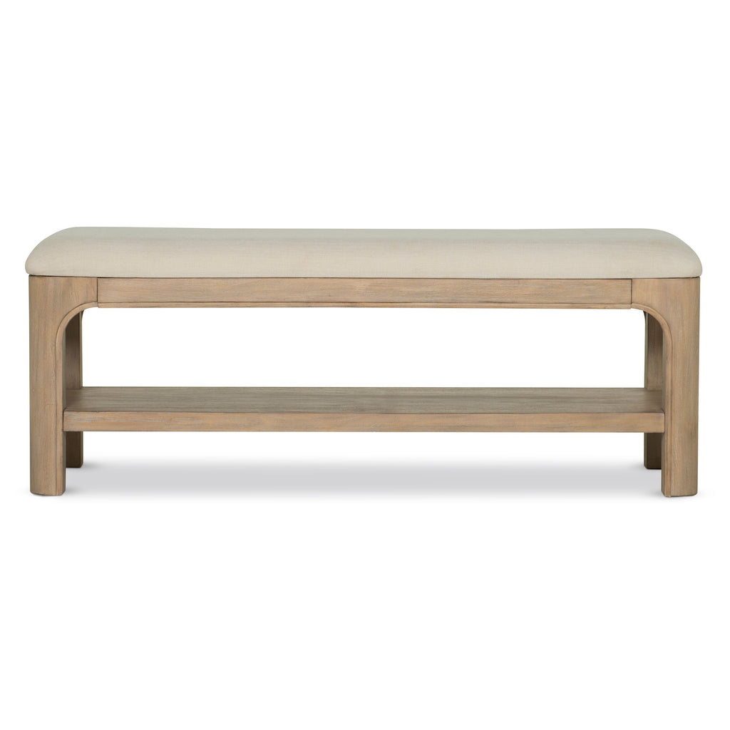 Solano 52-inch Bedroom Bed End Bench Weathered Mango