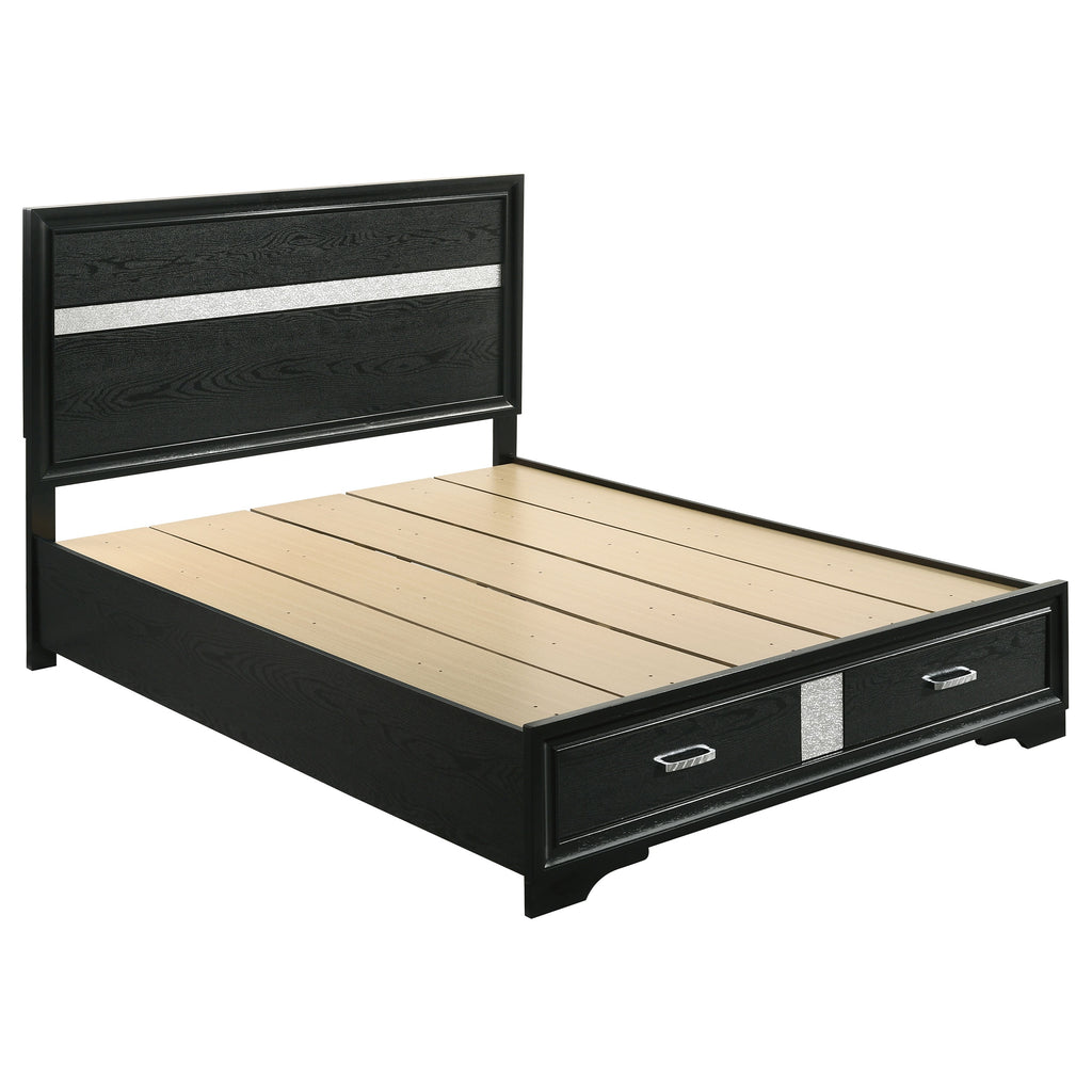 Miranda 5-piece Queen Bedroom Set Black