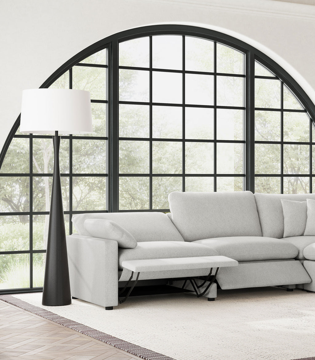 Collins Modular Power Armless Recliner Grey
