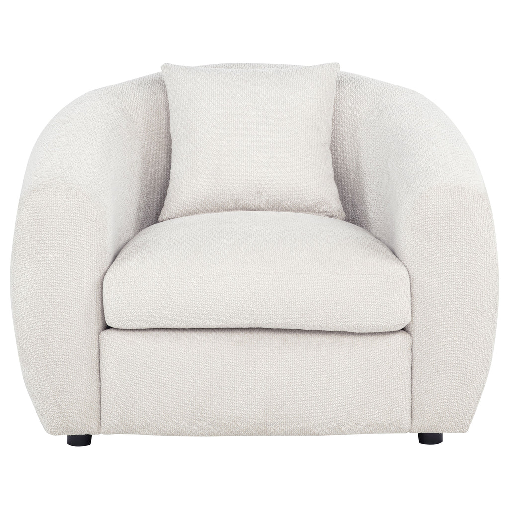 Isabella Fabric Upholstered Accent Chair Sand