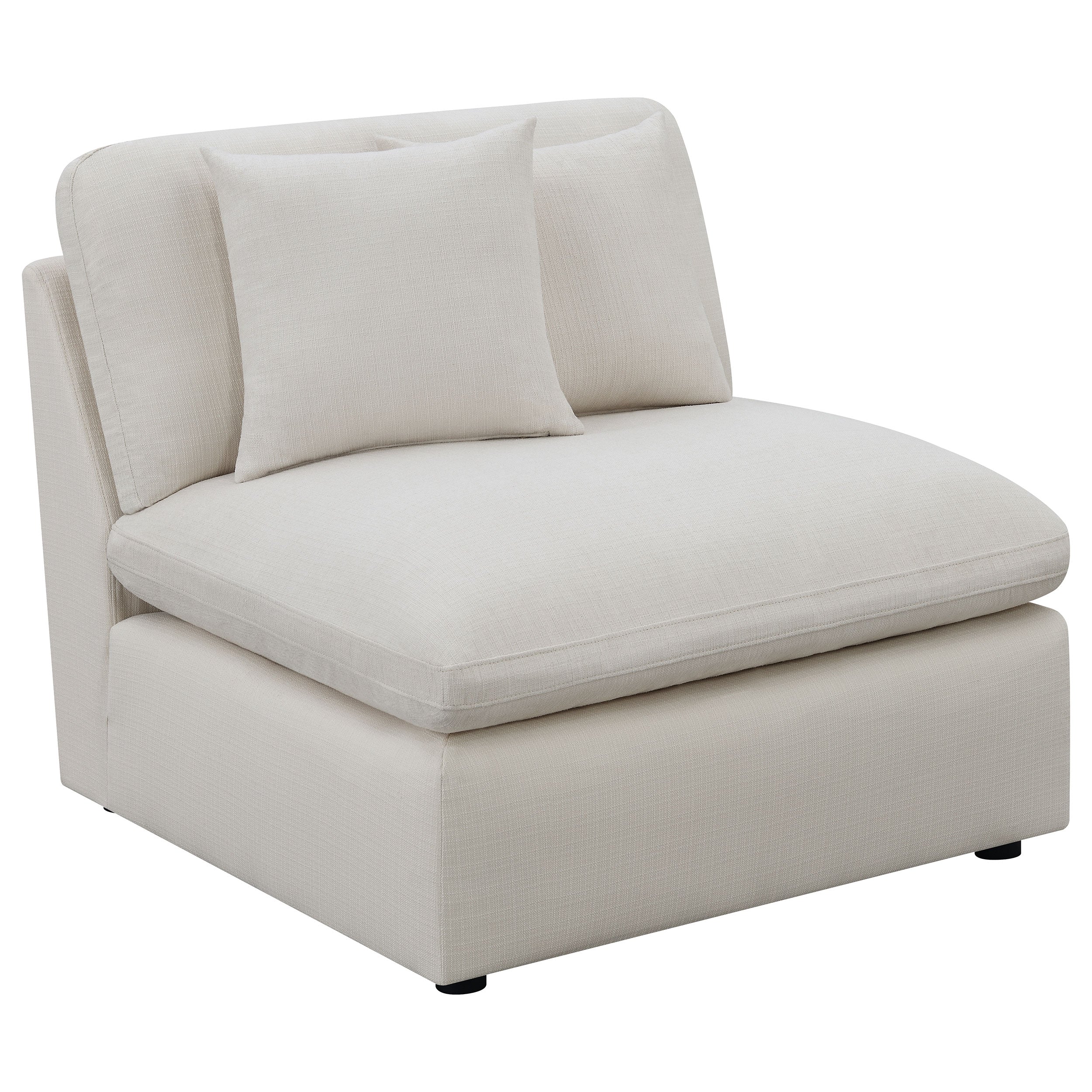 Hobson 5-piece Upholstered Modular Sectional Sofa Ivory