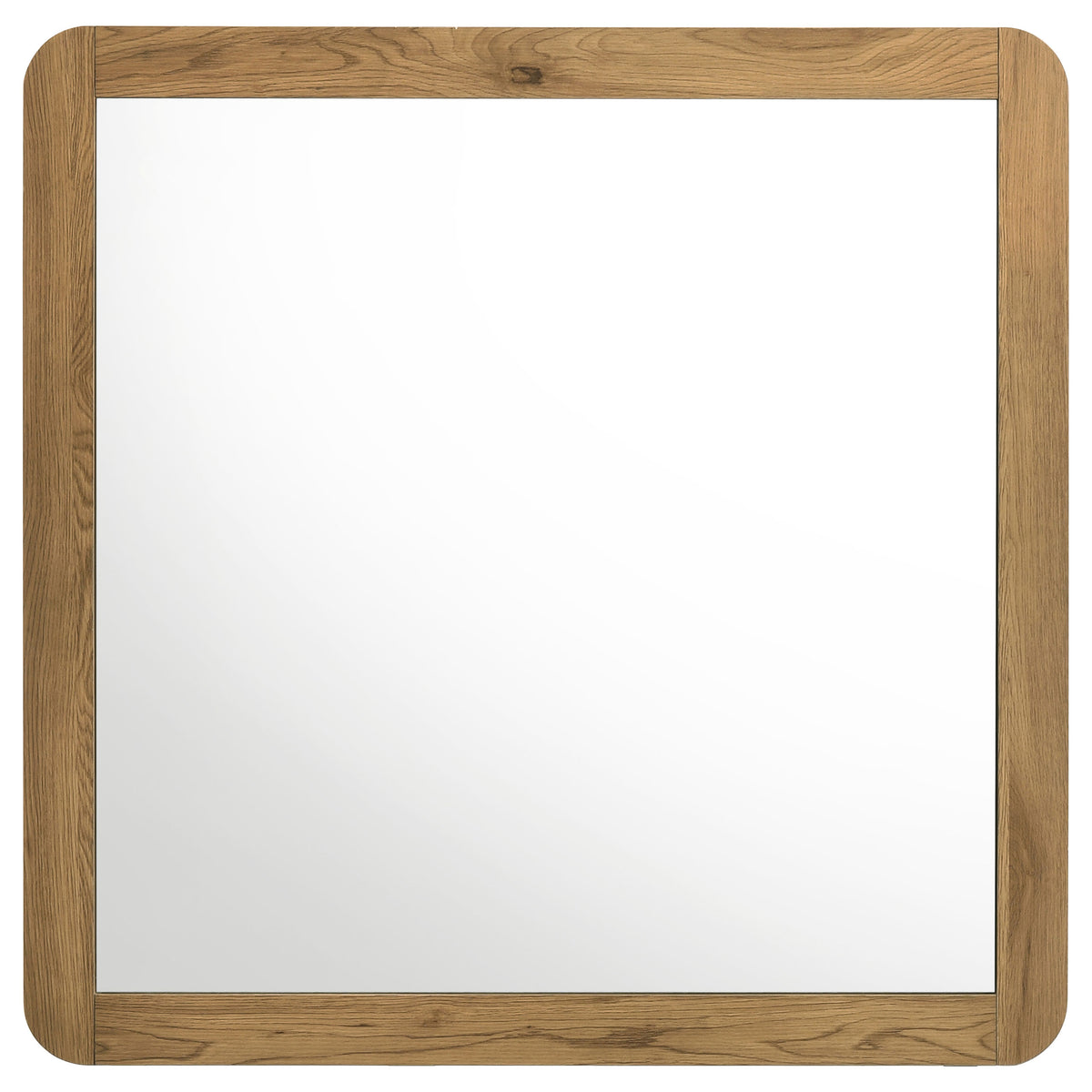 Bennett Bedroom Dresser Mirror Light Oak