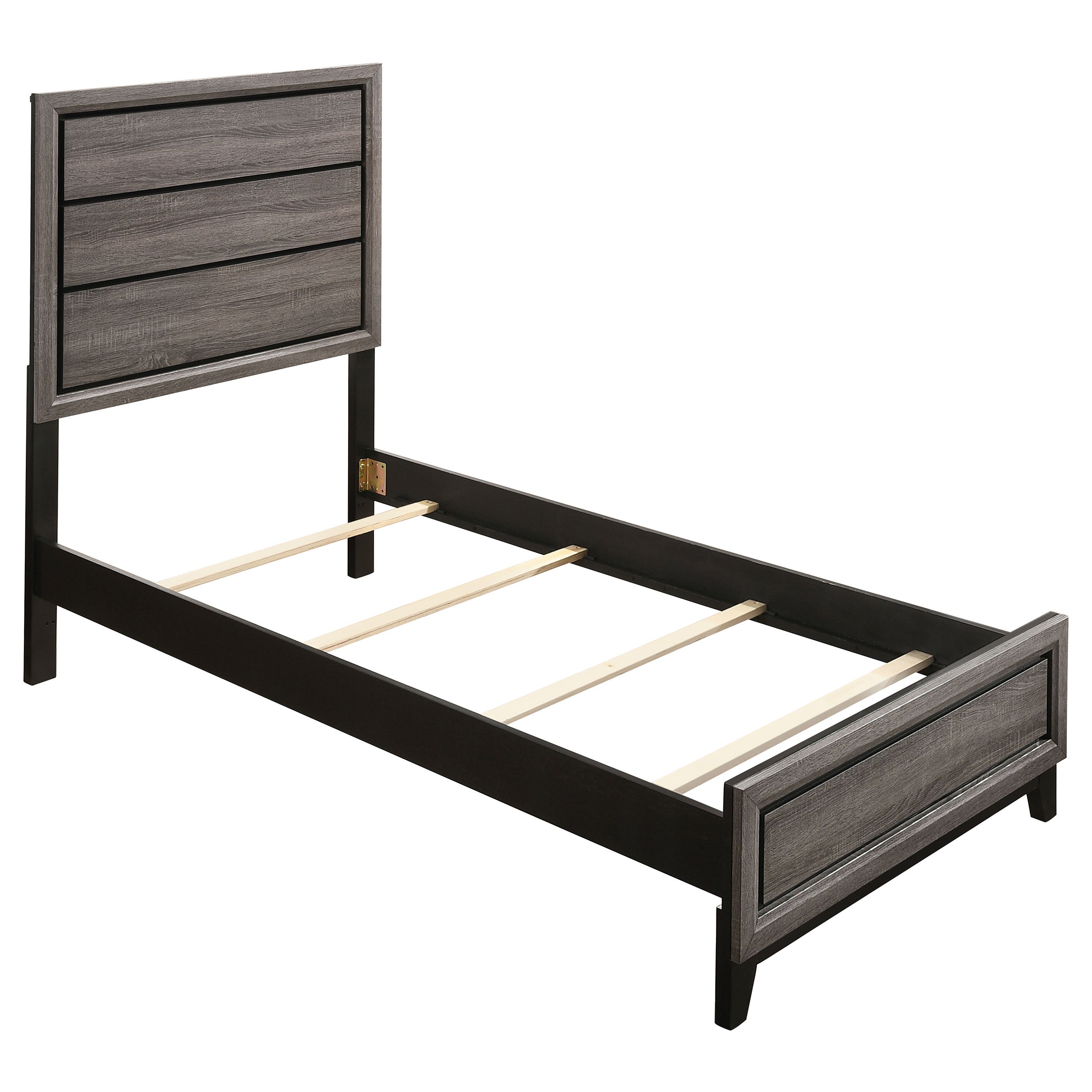 Watson Five-piece Twin Bedroom Set Grey Oak